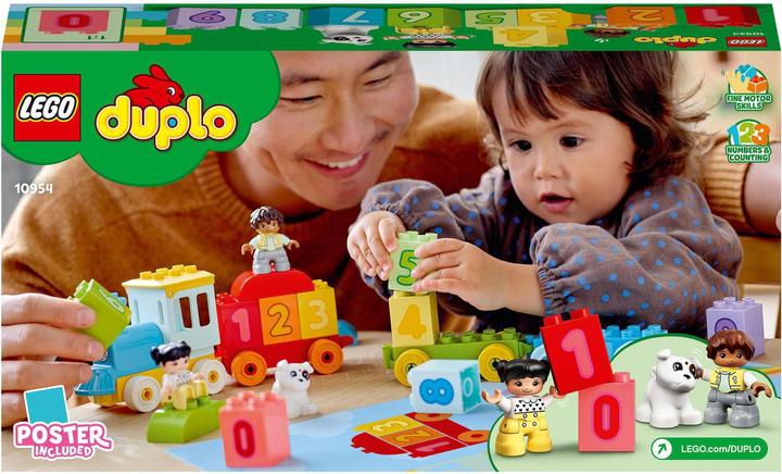 Productafbeelding LEGO Cijfertrein Leren tellen (10954)