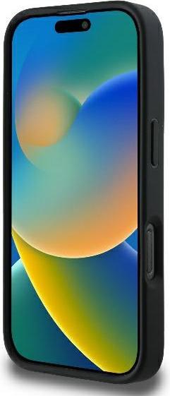 Actual product image Guess GUHCP16XPSQSQSK iPhone 16 Pro Max 6.9" czarny/black hardcase Quilted Metal Logo (Apple iPhone 16 Pro Max)