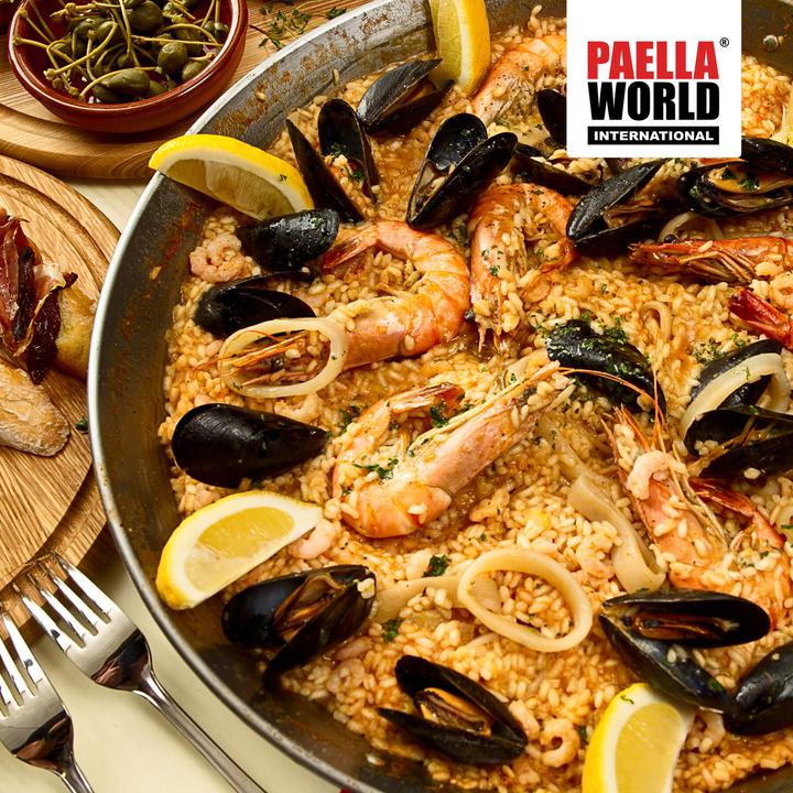 Actual product image All'Grill Stainless steel paella pan Ø 70 cm (70 cm, Paella pan, Stainless steel)