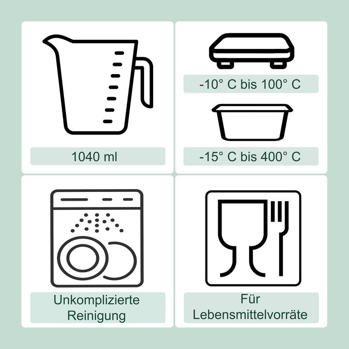 Produktbild Relaxdays Glasbehälter-Set