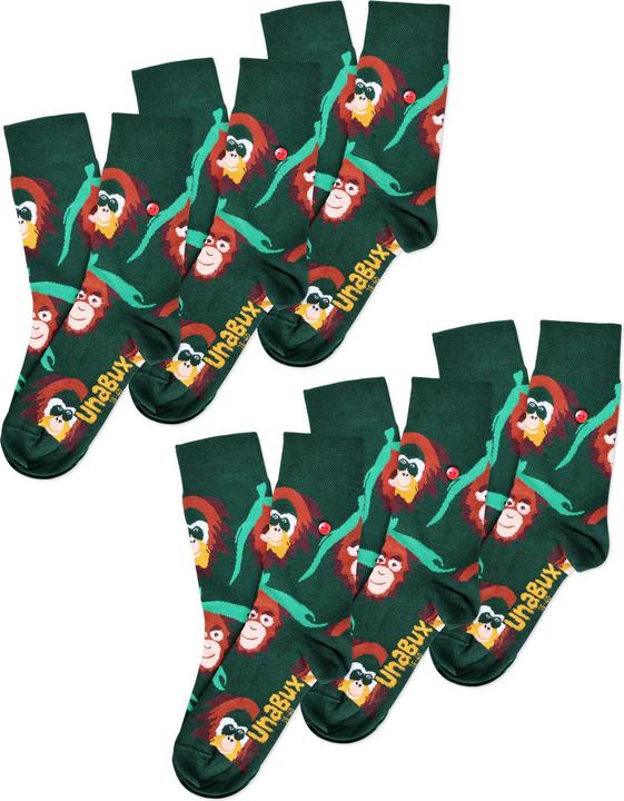 Unabux Freizeitsocken GRUMBLE IN THE JUNGLE (6er Pack, 37 - 40)