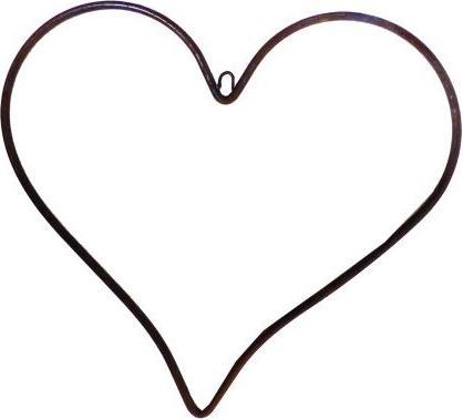 Image du produit Badeko Déco rouille coeur Liebenstein L (35 x 42 cm)