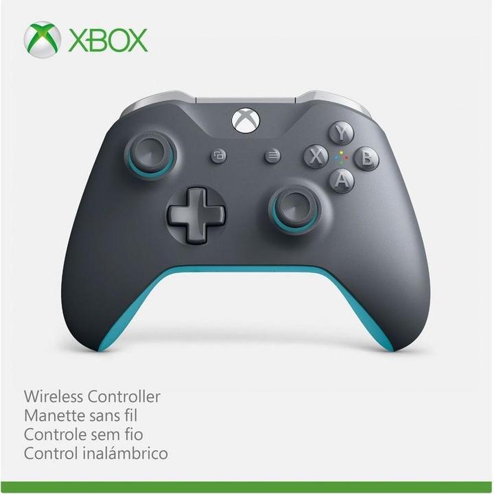 Actual product image Microsoft Xbox Wireless Controller - Grey Blue (Xbox Series X, Xbox One S, Xbox Series S, PC, Xbox One X)