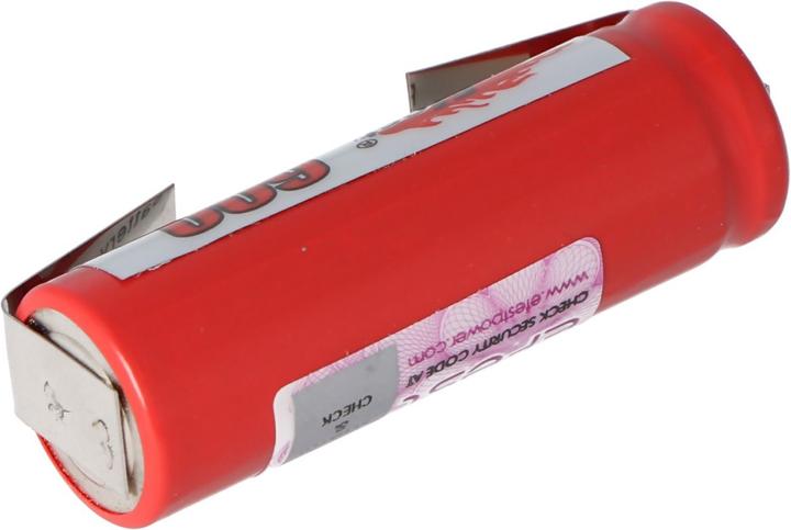 Immagine prodotto AccuCell Batteria IMR 14430 con etichetta a saldare a forma di U (1 pz., 600 mAh, Accumulatore di carica elettrica)