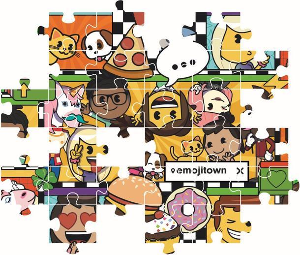 Immagine prodotto Clementoni Puzzle Super Colour Emoji Town, 180 pezzi. (180 pezzi)
