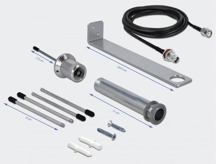 Actual product image Delock Antenna - Ground plane - LPWAN - 3 dBi (3 dB, Antenna cable)