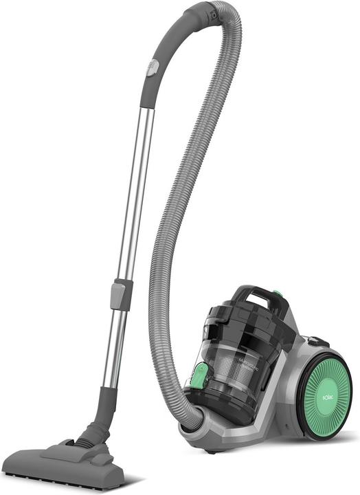 Actual product image Solac Valorous, 800 W, Cylinder vacuum, Dry, Bagless, HEPA, Multi cyclonic/filtering