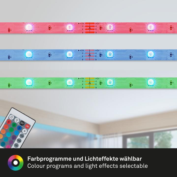 Actual product image Briloner Flexband (RGB, 500 cm, Indoor)