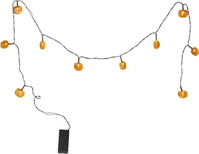 MICA Living 10 LED fairy lights - pumpkins - approx. 120 cm (1.20 m)