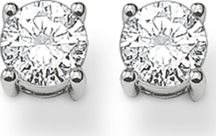 Image du produit Thomas Sabo Boucles d'oreilles cloutées en pierre blanche (Argent 925)