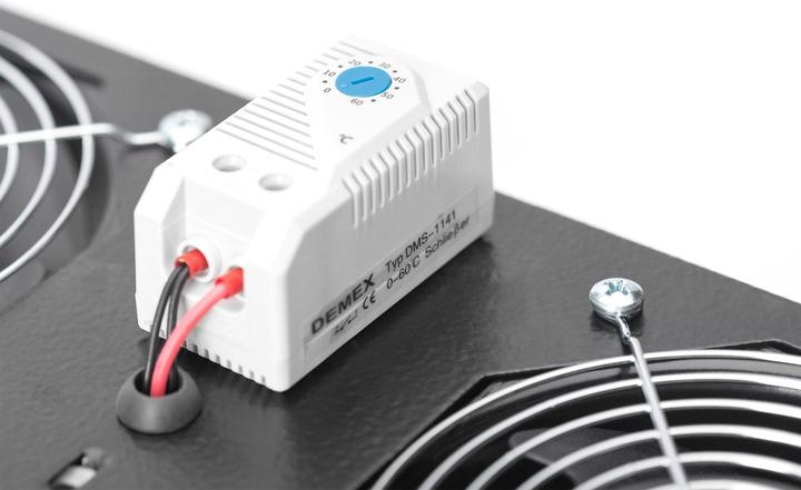 Produktbild Digitus Dachlüftereinheit für Wandgehäuse, SOHO Wandgeh. und unmontierte Schränke Thermostat