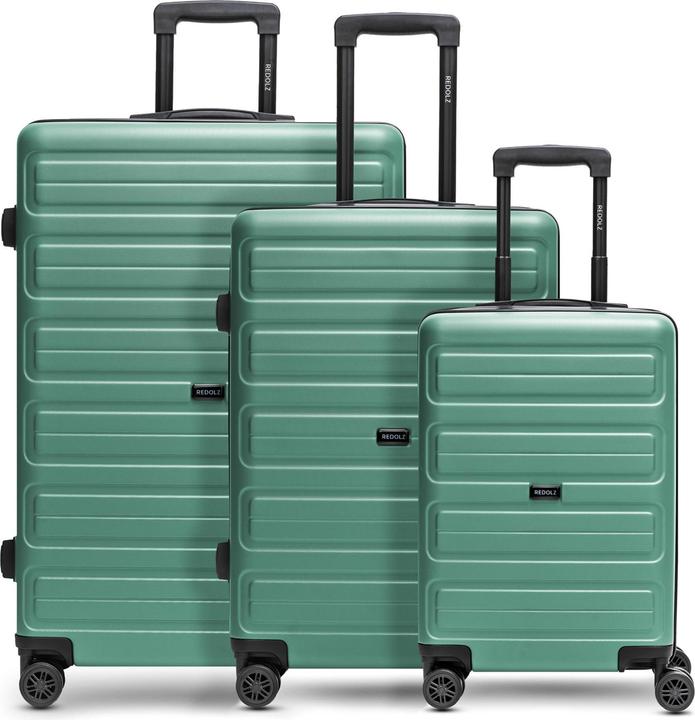 Redolz Essentials 08 3-SET 4 Rollen Kofferset 3-teilig (219 l, XL (ab 115l))