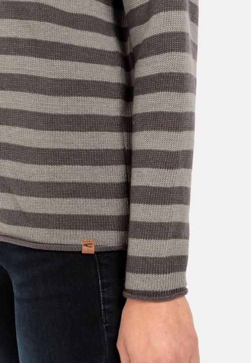 Produktbild Camel Active Strickpullover mit Streifenmuster (XL)