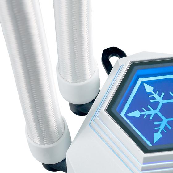 Actual product image Silverstone Permafrost PF240W-ARGB, V2 complete water cooling system