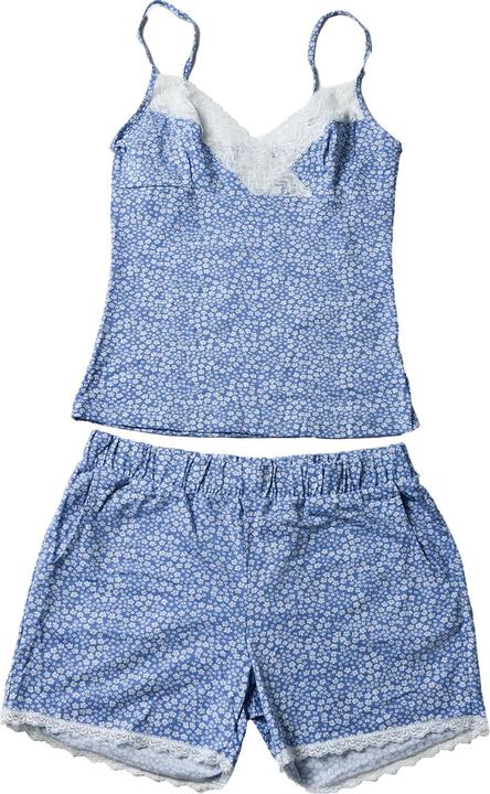Maxte Baumwollspitzen Pyjama-Set Top & Shorts