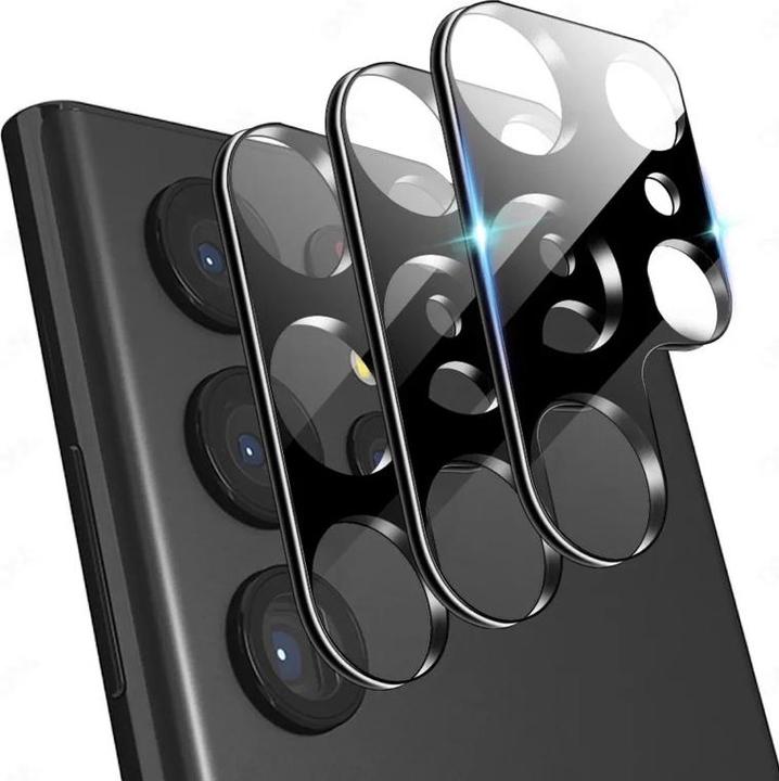 Actual product image RPD Samsung Galaxy S25 - Tempered Glass / Panzerglas Rückkamera - vollflächig schwarz (1 Piece, Samsung Galaxy S25)
