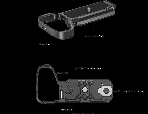 Actual product image SmallRig Baseplate Sony Alpha 6700 (Quick coupling plate)