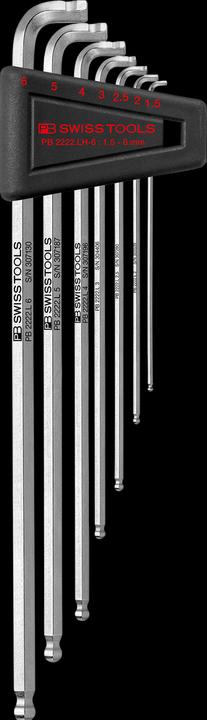 Image du produit PB Swiss Tools Jeu de clés mâles coudées PB 2222.LH-6