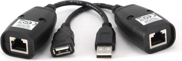 Actual product image Gembird CABLE USB 2.0 A (M)-LAN-A (F) Active extension 30M (CAT5, 0.17 m)