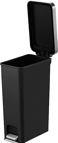 Actual product image EKO Hana Slim foot pedal bin, capacity 40 l, WxHxD 265 x 645 x 455 mm, black. (40 l)