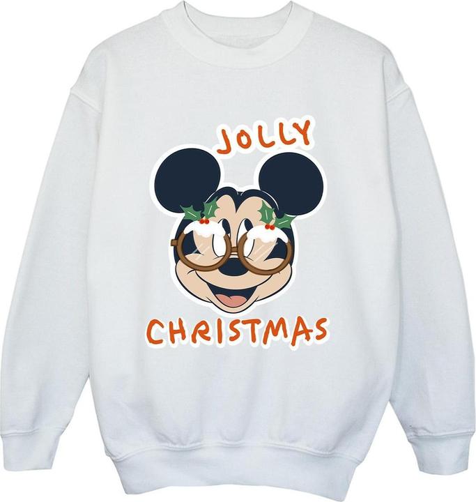 Produktbild Disney Mickey Mouse Jolly Christmas Glasses Sweatshirt Jungen (140, 146)