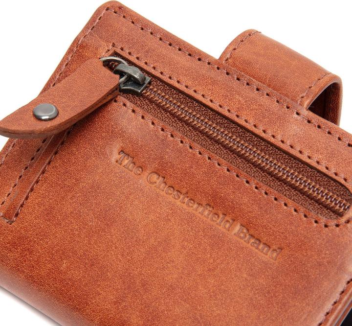 Produktbild The Chesterfield Brand Barrea Geldbörse RFID Schutz Leder 7 cm