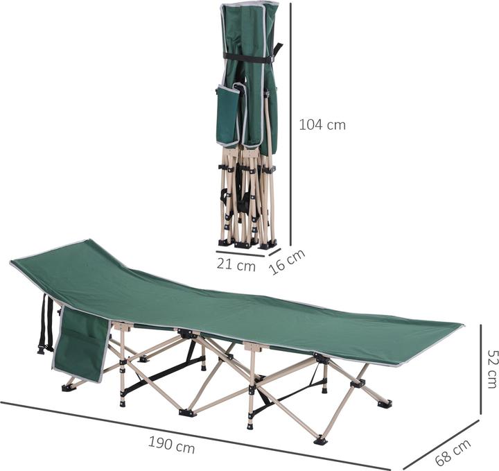 Immagine prodotto Outsunny Letto da campeggio con sacca di contenimento