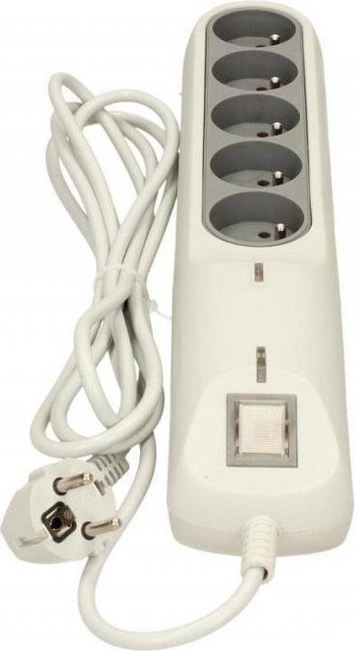 Produktbild Lestar Überspannungsschutzleiste LFT-2005, 3L EMI/RFI, 2,5m, grau (5 x, 2.50 m)