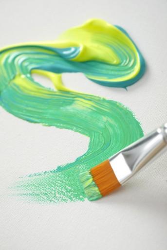 Actual product image Pebeo 8 flat ML brush + round poly-do