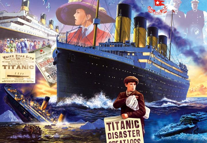Actual product image Bluebird Puzzle 1000 pieces Titanic (1000 pieces)