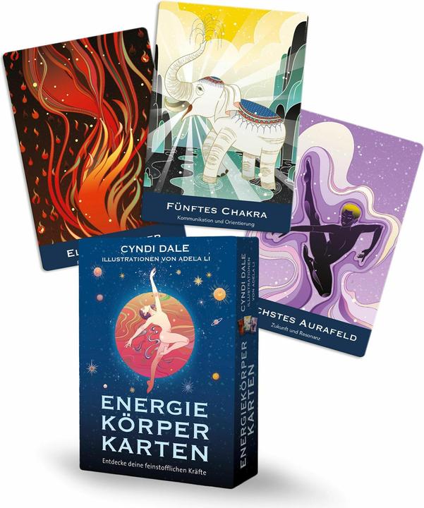 Produktbild Energiekörper-Karten  Entdecke deine feinstofflichen Kräfte (Deutsch, Cyndi Dale, 2024)