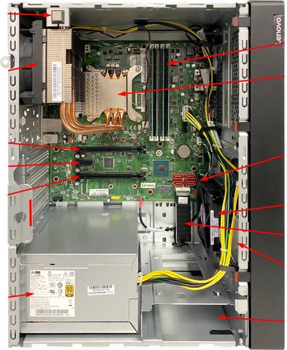 Produktbild Lenovo ISG ST50 V2 Xeon E-2324G 4C 3.1GHz 8MB Cache 65W SW RAID 2x1TB SATA 1x16GB 500W No DVD 3 year (Intel Xeon E-2324G, 16 GB, Tower Server)