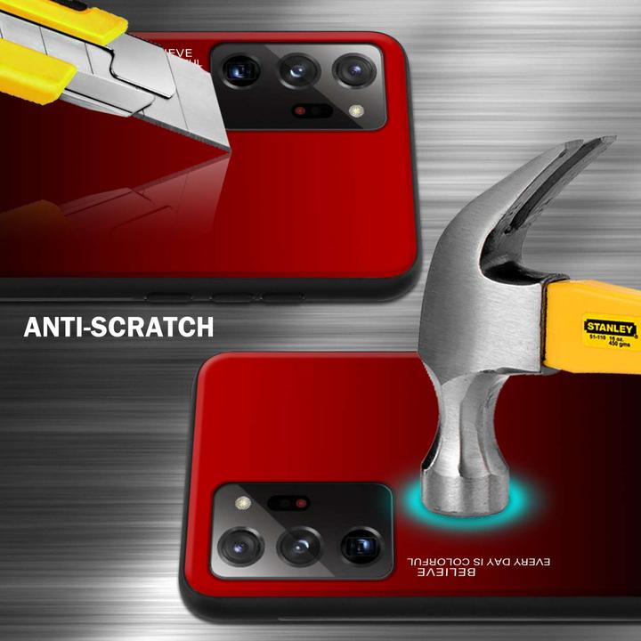 Immagine prodotto Cadorabo Custodia per Samsung Galaxy NOTE 20 ULTRA TPU 2 Farben Glas (Samsung Galaxy Note 20 Ultra)