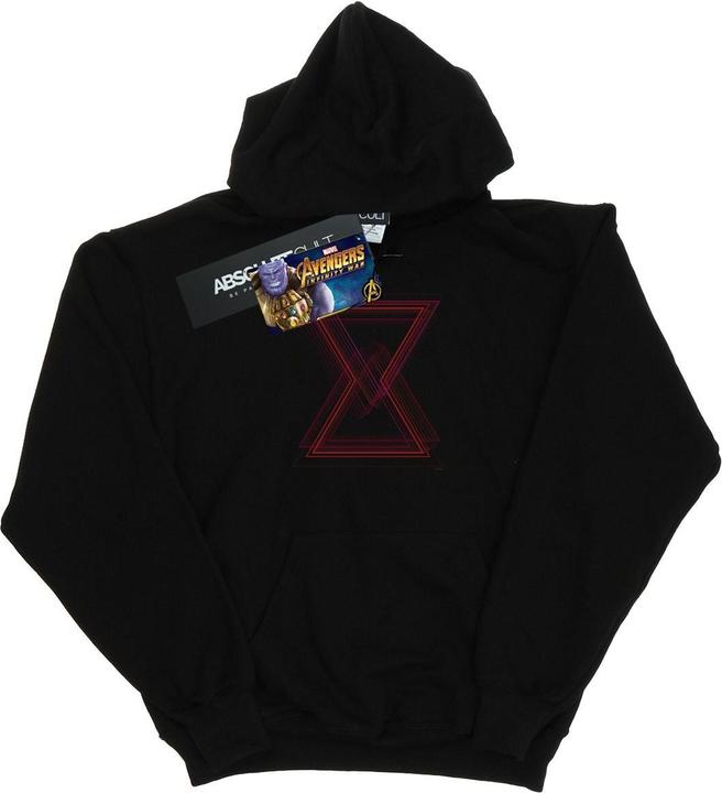 Actual product image Girls Avengers Infinity War Black Widow Lines Hoodie (152, 158)