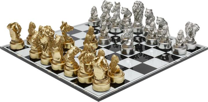 Actual product image Kare Design Deko Objekt Chess Animals 60x60cm