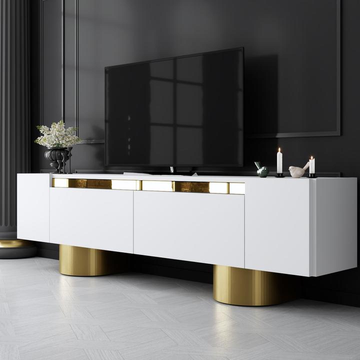 Image du produit Skye Decor Bohem Gold TV Stand (180 x 50 x 30 cm)