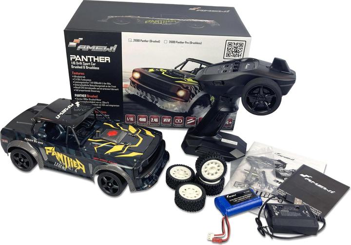 Produktbild Amewi Drift Panther Pro 4WD, Gyro, Brushless 1:16, RTR (RTR Ready-to-Run)