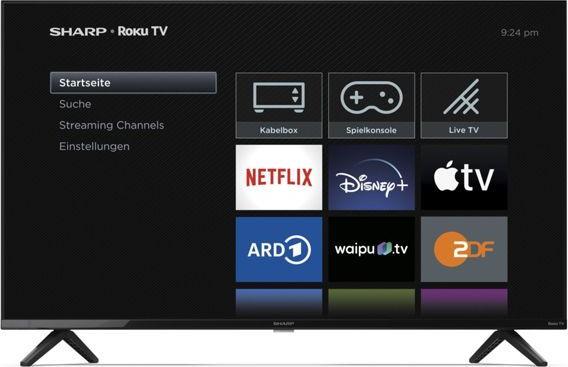 Image du produit Sharp 43GD2225E 43" FHD Roku Smart TV noir (43", LCD, Full HD)