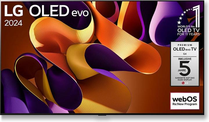 Actual product image LG OLED65G48LW 4K OLED evo TV (2024) Gallery Design 164 cm (65) (65", G4, OLED, 4K, 2024)