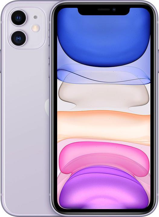 Actual product image Re!commerce iPhone 11 (64 GB, Purple, Violet, 6.10", 12 Mpx, SIM + eSIM, A / Like new)