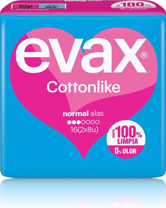 Immagine prodotto Evax COTTONLIKE compresas normal alas 16 uds (16 x, Assorbenti igienici)