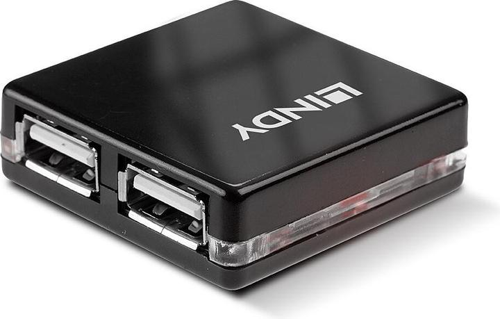 Image du produit Lindy USB 2.0 Mini Hub (USB-A, 2 Ports)