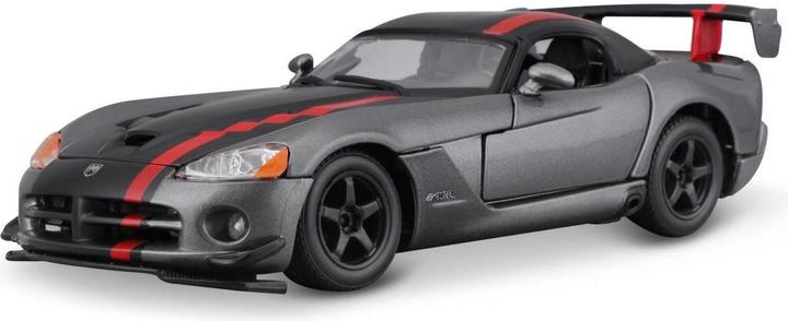 Actual product image Bburago 18/22114 Diecast 1:24 Official Dodge Viper SRT 10 ACR Gray with Red Details for 3+ Years (18