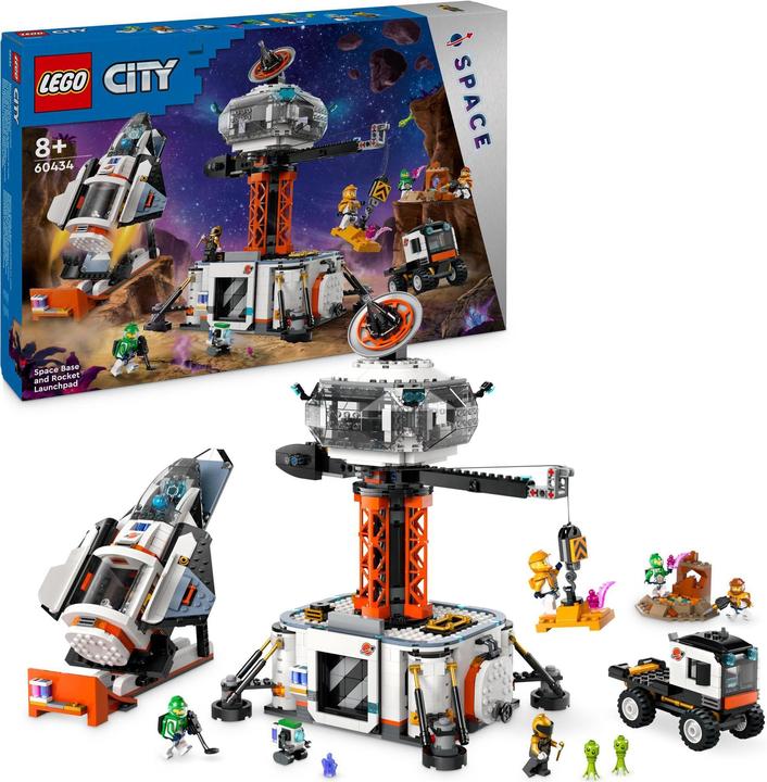 Produktbild LEGO Raumbasis mit Startrampe (60434, LEGO City)