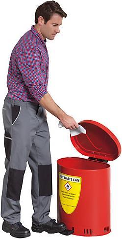 Immagine prodotto kaiserkraft Contenitore di sicurezza per lo smaltimento, coperchio a chiusura automatica (20 l)