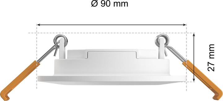 Immagine prodotto Philips Hue White & Color Ambiance Slim Recessed (650 lm)