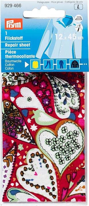 Actual product image Prym Patchwork fabric heart, red, colourful 12 x 45 cm, card, fusible, 100 % CO (1 x)