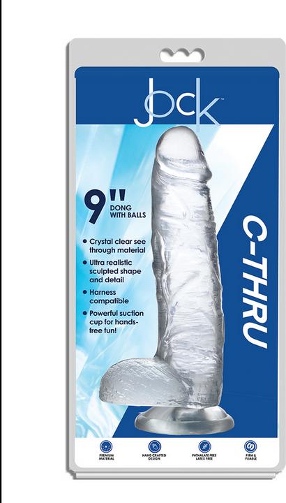 Productafbeelding Jock CThru Transparante Dildo 27 cm