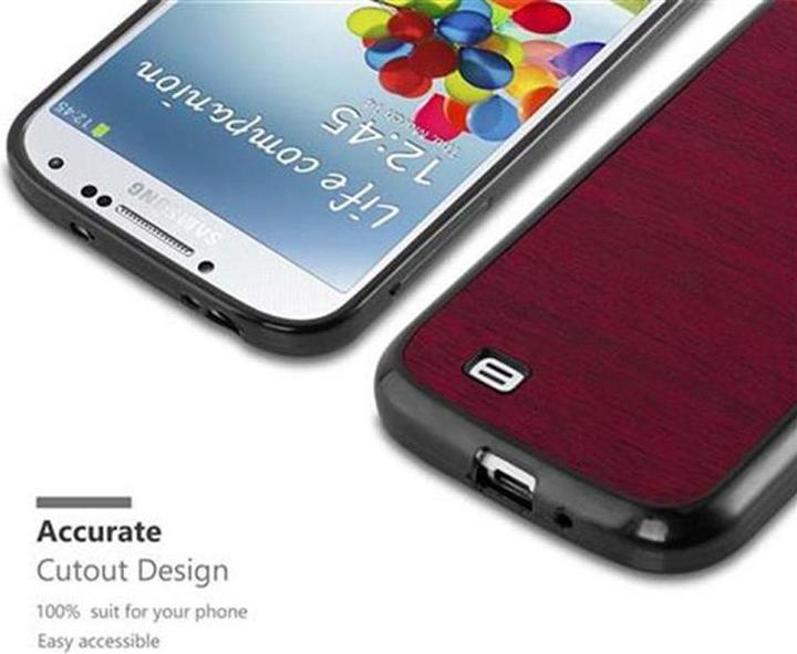 Image du produit Cadorabo Couverture en bois TPU (Samsung Galaxy S4)