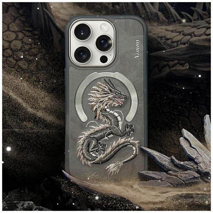 Produktbild Tech-Protect Nimmy Dragon MagSafe case for iPhone 16 Pro grey (Apple iPhone 16 Pro)